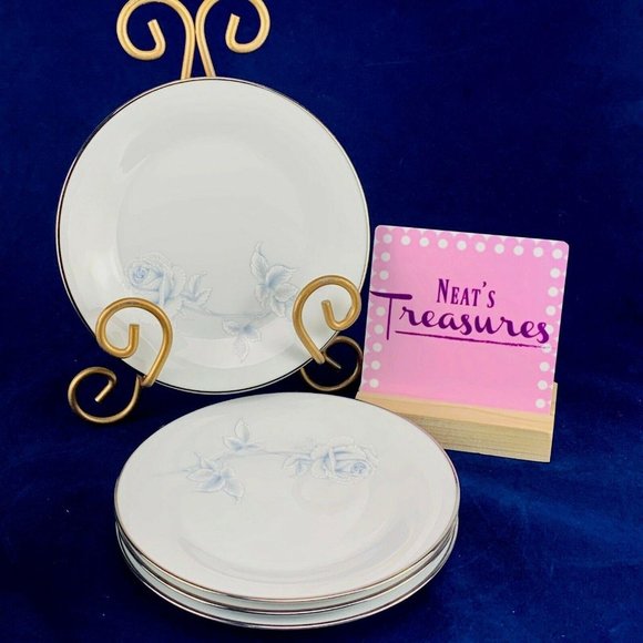 Noritake VIRTUE White Side Plates Set 4
